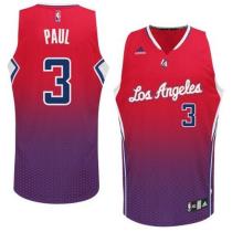 Los Angeles Clippers -3 Chris Paul Red Resonate Fashion Swingman Stitched NBA Jersey