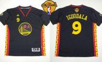 Golden State Warriors -9 Andre Iguodala Black Slate Chinese New Year The Finals Patch Stitched NBA J