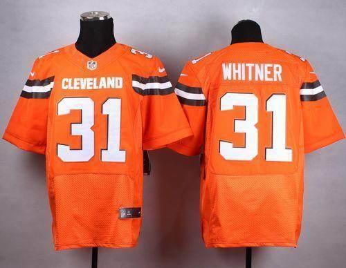 Nike Cleveland Browns -31 Donte Whitner Orange Alternate Stitched NFL New Elite jersey