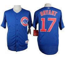 Chicago Cubs -17 Kris Bryant Blue Alternate Cool Base Stitched MLB Jersey