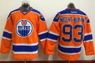 Edmonton Oilers -93 Nugent-Hopkins Orange Stitched NHL Jersey