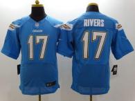 Nike San Diego Chargers #17 Philip Rivers Electric Blue Alternate Men’s Stitched NFL New Elite Jerse
