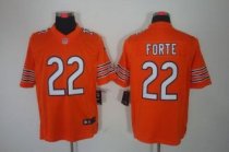 Nike Bears -22 Matt Forte Orange Alternate Stitched NFL Limited Jersey