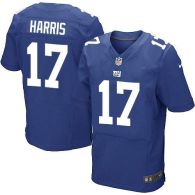 Nike New York Giants #17 Dwayne Harris Royal Blue Team Color Men's Stitched NFL Elite Jersey