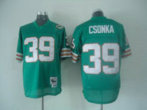 Mitchell And Ness Dolphins -39 Larry Csonka Green Stitched NFL Jersey