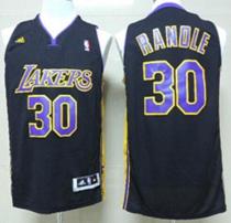 Revolution 30 Los Angeles Lakers -30 Julius Randle Black Purple NO Hollywood Nights Stitched NBA Jer