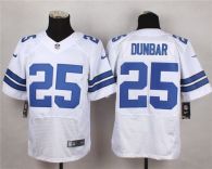 Nike Dallas Cowboys #25 Lance Dunbar White Men's Stitched NFL Elite Jersey