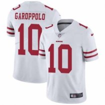 San Francisco 49ers -10 Jimmy Garoppolo White Nike NFL Vapor Untouchable Limited Jersey