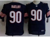 Nike Chicago Bears 90 Ratliff Blue Elite NFL Jerseys