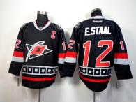 Carolina Hurricanes -12 Eric Staal Black Third Stitched NHL Jersey