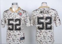Nike San Francisco 49ers #52 Patrick Willis Camo USMC Men‘s Stitched NFL Elite Jersey