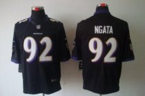 Nike Ravens -92 Haloti Ngata Black Alternate Men Stitched NFL Limited Jersey