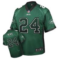 Nike New York Jets -24 Darrelle Revis Green Team Color Men's Stitched NFL Elite Drift Fashion Jersey