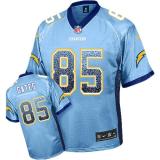 Nike San Diego Chargers #85 Antonio Gates Electric Blue Alternate Men’s Stitched NFL Elite Drift Fas