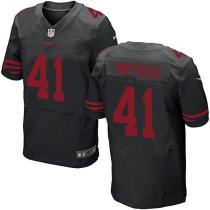 Nike San Francisco 49ers #41 Antoine Bethea Black Alternate Men‘s Stitched NFL Elite Jersey
