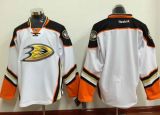 Anaheim Ducks Blank White New Road Stitched NHL Jersey