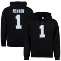 Carolina Panthers -1 Cam Newton Black Majestic Eligible Receiver II Name And Number NFL Hoodie