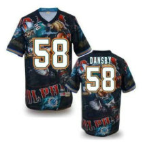 Miami Dolphins -58 DANSBY Stitched NFL Elite Fanatical Version Jersey (1)