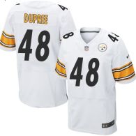 Nike Pittsburgh Steelers #48 Bud Dupree White Men's Stitched NFL Elite Jersey