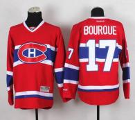 Montreal Canadiens -17 Rene Bourque Red Home Stitched NHL Jersey