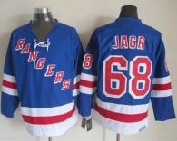 New York Rangers -68 Jaromir Jagr Light Blue CCM Throwback Stitched NHL Jersey