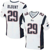 Nike New England Patriots -29 LeGarrette Blount White NFL Elite Jersey