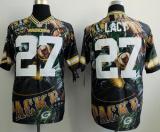 Nike Green Bay Packers #27 Eddie Lacy Team Color Men's Stitched NFL Elite Fanatical Version Jersey