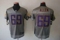 Nike Vikings -69 Jared Allen Grey Shadow Stitched NFL Elite Jersey