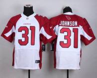 Nike Arizona Cardinals -31 David Johnson White Stitched NFL Elite Jersey
