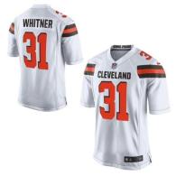Nike Cleveland Browns -31 Donte Whitner White Men's Stitched NFL New Elite Jersey