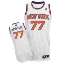 Revolution 30 New York Knicks -77 Andrea Bargnani White Stitched NBA Jersey