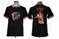Nike Falcons 2 Matt Ryan Black NFL Game All Star Fashion Jersey
