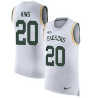 Nike Packers -20 Kevin King White Stitched NFL Limited Rush Tank Top Jersey