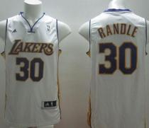 Revolution 30 Los Angeles Lakers -30 Julius Randle White Stitched NBA Jersey