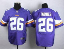 Nike Minnesota Vikings -26 Trae Waynes Purple Team Color Stitched NFL Elite jersey