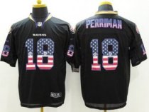 Nike Baltimore ravens -18 Breshad Perriman Black Stitched NFL Elite USA Flag Fashion Jersey