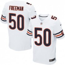 Nike Bears -50 Jerrell Freeman White Stitched NFL Elite Jersey