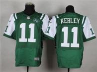 Nike New York Jets -11 Jeremy Kerley Green Team Color Men's Stitched NFL Elite Jersey