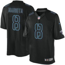 Nike Tennessee Titans -8 Marcus Mariota Black Stitched NFL Impact Limited Jersey