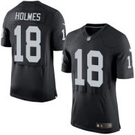Nike Oakland Raiders #18 Andre Holmes Black Team Color Men's Stitched NFL New Elite Jersey