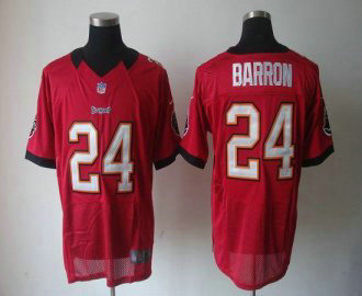 Nike Buccaneers -24 Mark Barron Red Team Color Stitched NFL Elite Jersey