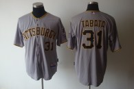 Pittsburgh Pirates #31 Jose Tabata Grey Cool Base Stitched MLB Jersey