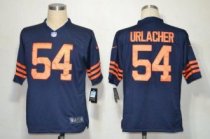 Nike Bears -54 Brian Urlacher Navy Blue 1940s Throwback Stitched NFL Game Jersey