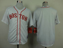 Boston Red Sox Blank Stitched White Cool Base MLB Jersey