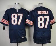 Nike Bears -87 Tom Waddle Navy Blue Team Color Men's Stitched NFL Elite Jersey