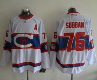 Montreal Canadiens -76 PK Subban White 2016 Winter Classic Stitched NHL Jersey
