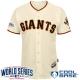 San Francisco Giants Blank Cream Cool Base W 2014 World Series Patch Stitched MLB Jersey