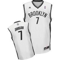 Brooklyn Nets -7 Joe Johnson White Home Revolution 30 Stitched NBA Jersey