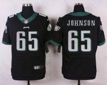 Nike Philadelphia Eagles #65 Lane Johnson Black Alternate Men's Stitched NFL Elite Jersey