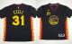 Golden State Warriors -31 Festus Ezeli Black Slate Chinese New Year Stitched NBA Jersey